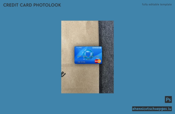 USA Chase Bank MasterCard Debit Fotolook-Beispielvorschau